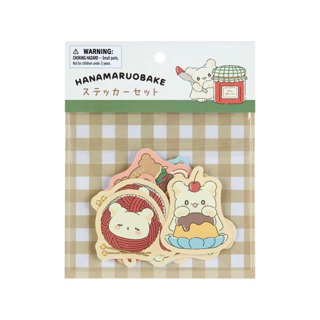 小禮堂 Sanrio 三麗鷗 花丸 造型貼紙組 20枚入 (我的小幽靈)
