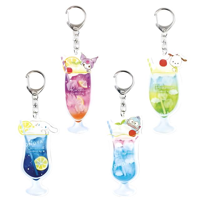 小禮堂 Sanrio 三麗鷗 壓克力造型吊飾 (夏日汽水) 酷洛米 大耳狗 帕恰狗 人魚漢頓