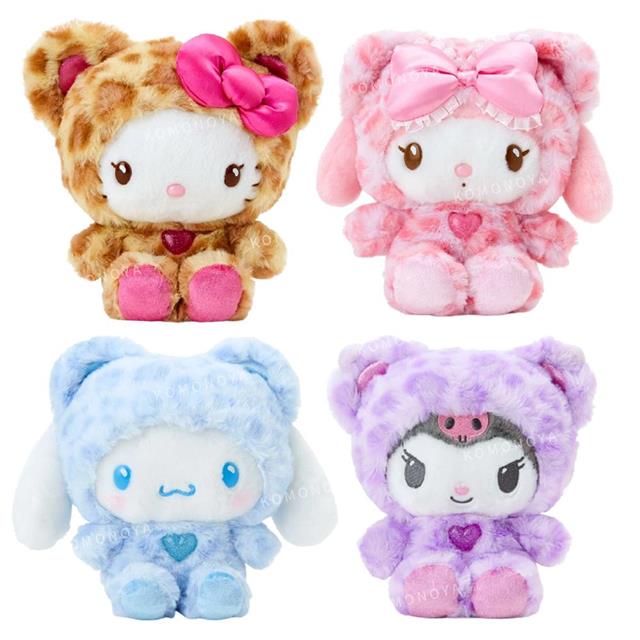 小禮堂 【限購】Sanrio 三麗鷗 絨毛玩偶娃娃 (熊熊豹一下) Kitty 美樂蒂 大耳狗 酷洛米