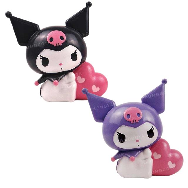 小禮堂 Sanrio 三麗鷗 酷洛米 樹脂造型存錢筒 (抱愛心款)