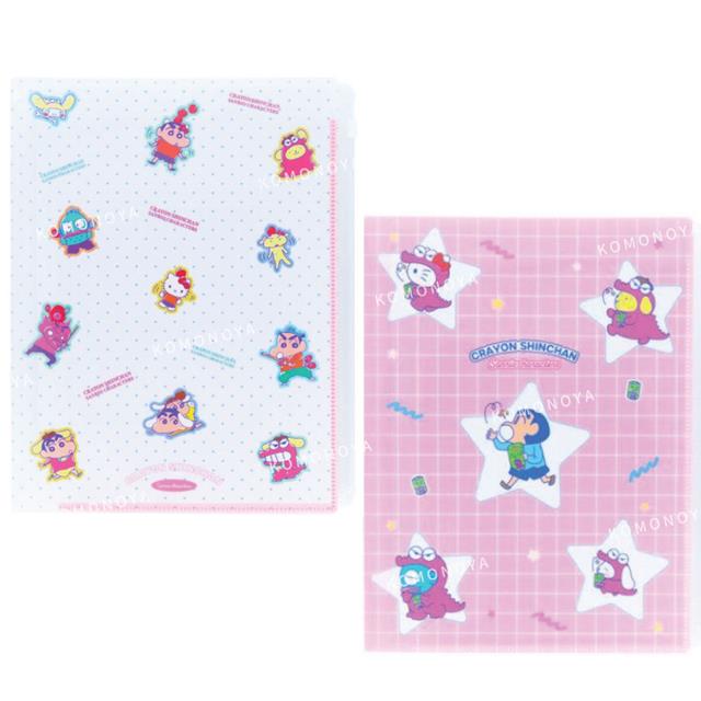小禮堂 Sanrio 三麗鷗 x 蠟筆小新 A4 6+1層多功能資料夾 (聯名款)