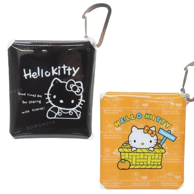 小禮堂 Sanrio 三麗鷗 Hello Kitty PVC扣式收納包附鎖扣 (50週年系列)