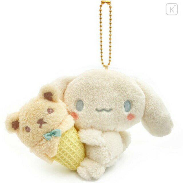小禮堂 Sanrio 三麗鷗 大耳狗 絨毛玩偶吊飾 (甜夢冰淇淋)