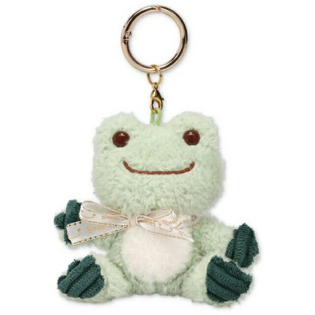 小禮堂 Pickles the Frog 萌蛙匹克 絨毛吊飾娃娃 (坐姿款)