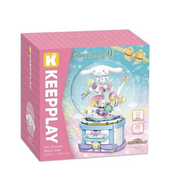 小禮堂 Sanrio 三麗鷗 Keepplay 大耳狗的天空遐想音樂盒 積木組