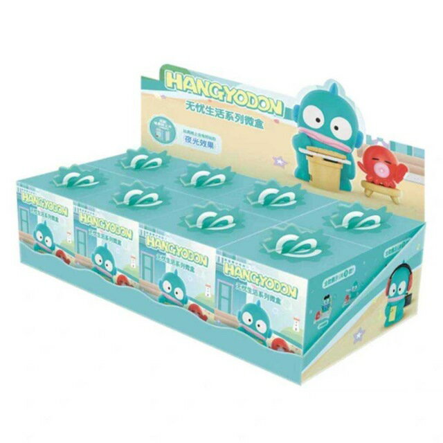 小禮堂 Sanrio 三麗鷗 人魚漢頓 樹脂公仔 全套盲盒8入組 (海灘生活)