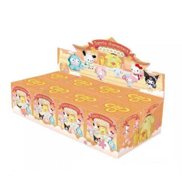 小禮堂 Sanrio 三麗鷗大集合 樹脂公仔 全套盲盒8入組 (籤筒款)