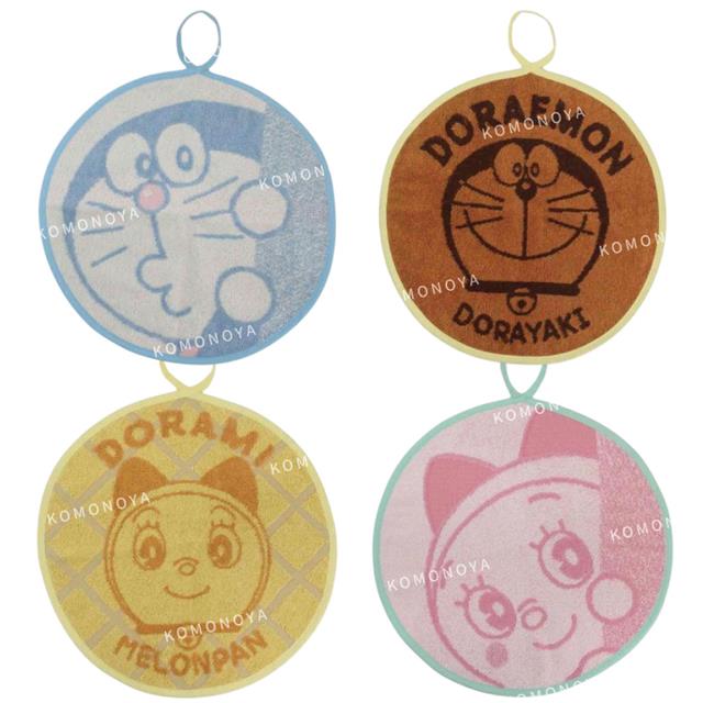 小禮堂 Doraemon 哆啦A夢 圓形擦手巾 (大臉款)