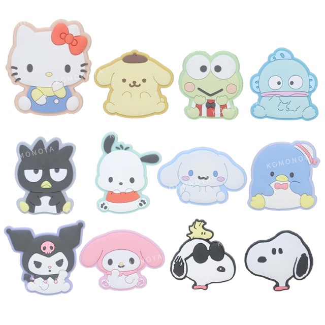 小禮堂 Sanrio 三麗鷗 橡膠造型磁鐵 (坐姿款) Kitty 大耳狗 帕恰狗 酷洛米