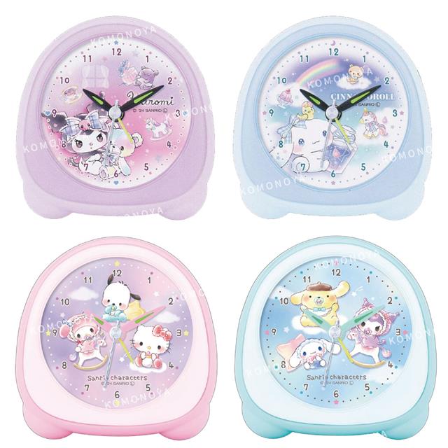 小禮堂 Sanrio 三麗鷗 迷你桌上型鬧鐘 (星空寶寶款) 酷洛米 大耳狗 大集合