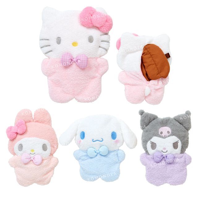 小禮堂 Sanrio 三麗鷗 絨毛玩偶熱敷袋 (全身 冬日特輯) Kitty 美樂蒂 大耳狗 酷洛米