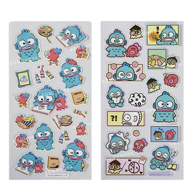 小禮堂 Sanrio 三麗鷗 人魚漢頓 燙金裝飾貼紙 (生活款)