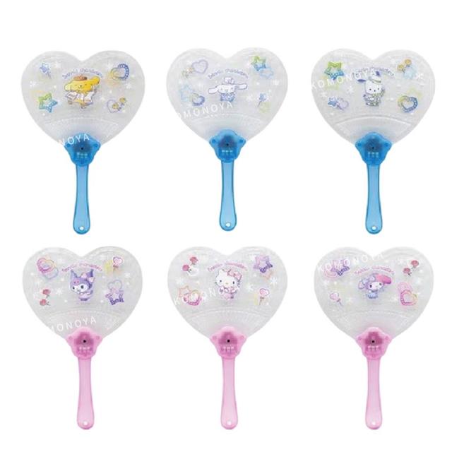 小禮堂 Sanrio 三麗鷗 偶像應援燈扇 (禮服款) Kitty 美樂蒂 酷洛米 布丁狗 大耳狗 帕恰狗