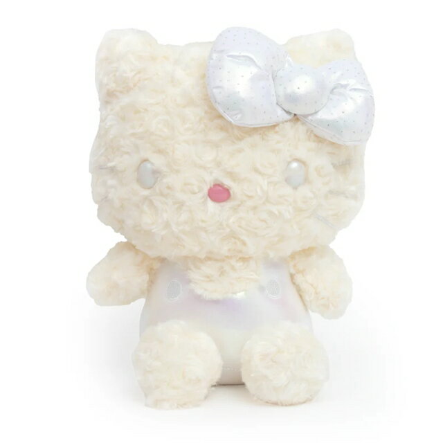 小禮堂 Sanrio 三麗鷗 Hello Kitty 絨毛玩偶娃娃 10 in (雪白款)