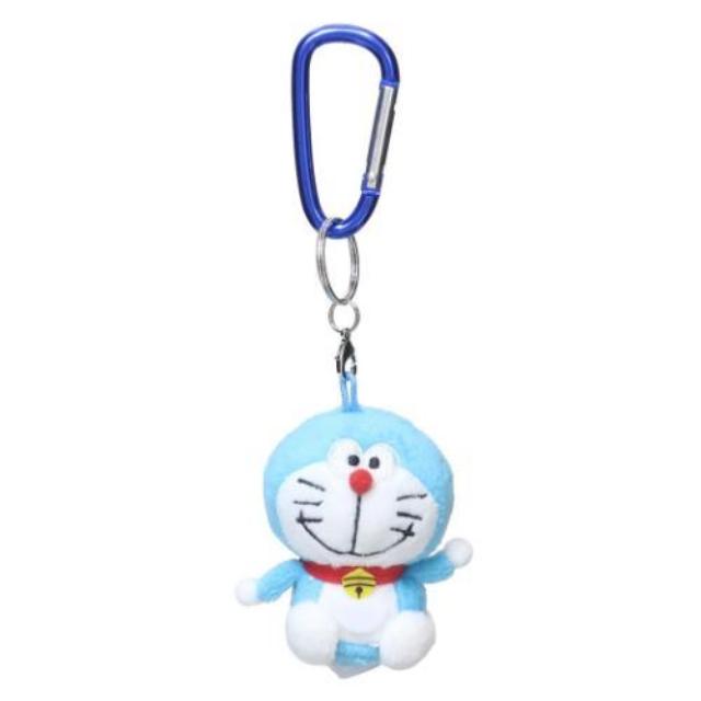 小禮堂 I'm Doraemon 哆啦A夢 登山扣絨毛吊飾娃娃 (坐姿款)