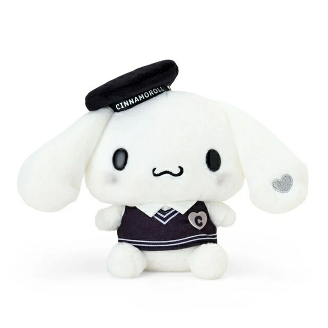 小禮堂 【限購】Sanrio 三麗鷗 大耳狗 絨毛玩偶娃娃 (黑白濾鏡)