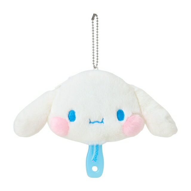 小禮堂 Sanrio 三麗鷗 大耳狗 絨毛吊飾鏡梳組 (軟綿綿臉頰)