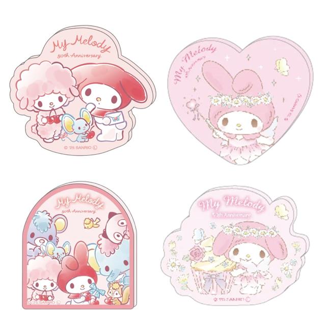 小禮堂 Sanrio 三麗鷗 美樂蒂 造型壓克力文具夾 (50週年)