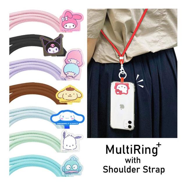 小禮堂 Sanrio 三麗鷗 手機繩扣環組 (大臉款) Kitty 美樂蒂 酷洛米 布丁狗 大耳狗