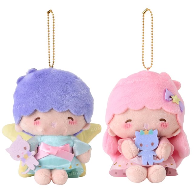 小禮堂 Sanrio 三麗鷗 雙子星 絨毛玩偶吊飾 (畫框系列) Kiki Lala