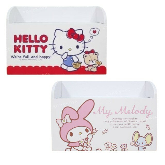 小禮堂 Sanrio 三麗鷗 壁掛面紙盒 Kitty 美樂蒂