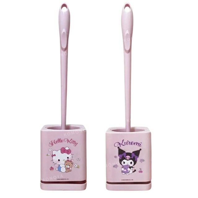 小禮堂 Sanrio 三麗鷗 多功能馬桶刷 (粉抱玩偶) Kitty 酷洛米