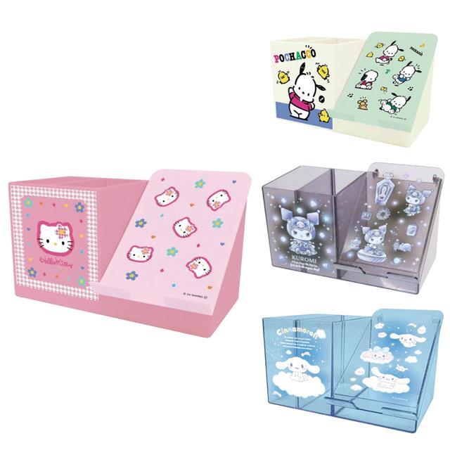 小禮堂 Sanrio 三麗鷗 筆筒手機架 Kitty 酷洛米 大耳狗 帕恰狗