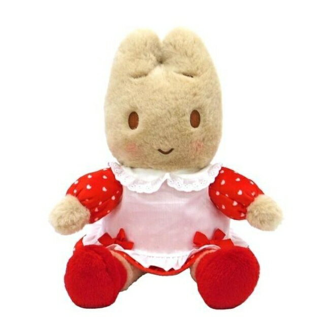 小禮堂 Sanrio 三麗鷗 兔媽媽 絨毛玩偶娃娃 (紅點點裙)