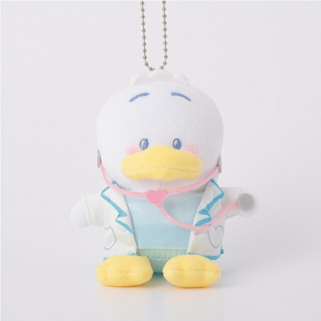 小禮堂 【限購排單不保單】Sanrio 三麗鷗 貝克鴨 絨毛玩偶吊飾 (302診療室)