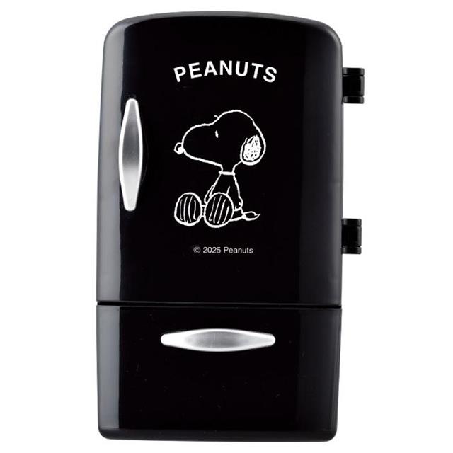 小禮堂 Snoopy 史努比 造型桌上型收納盒 (黑色款)