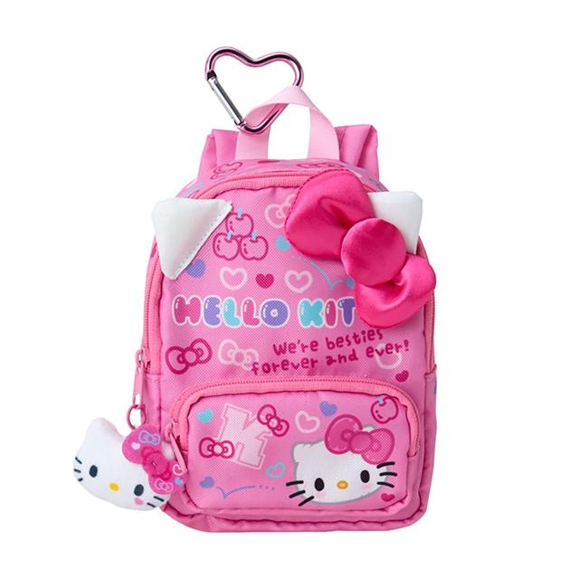 小禮堂 【限購排單不保單】Sanrio 三麗鷗 Hello Kitty 愛心扣環造型收納包 (ドキドキ!怦然心動學園祭)