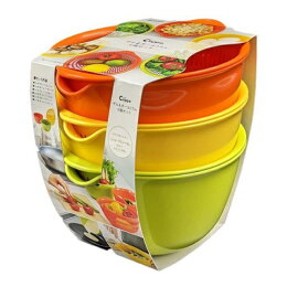 彩色瀝水盆3入組