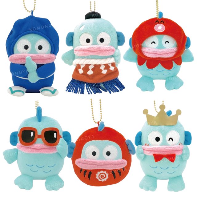 小禮堂 Sanrio 三麗鷗 人魚漢頓 絨毛玩偶吊飾 (變裝40週年)