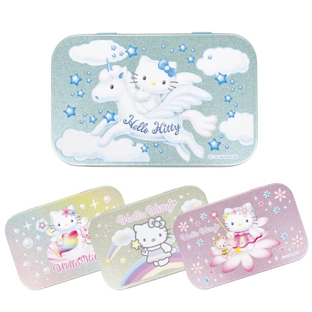 小禮堂 Sanrio 三麗鷗 Hello Kitty 迷你收納鐵盒 (fantasy 美人魚)