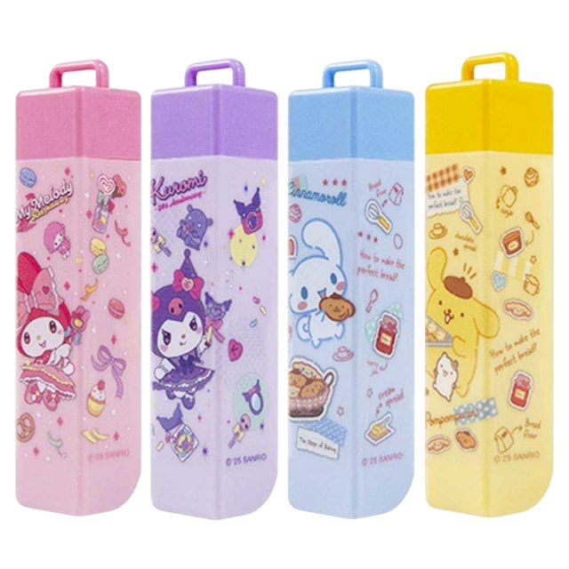 小禮堂 Sanrio 三麗鷗 推式筆型橡皮擦 (滿版款) 美樂蒂 酷洛米 大耳狗 布丁狗