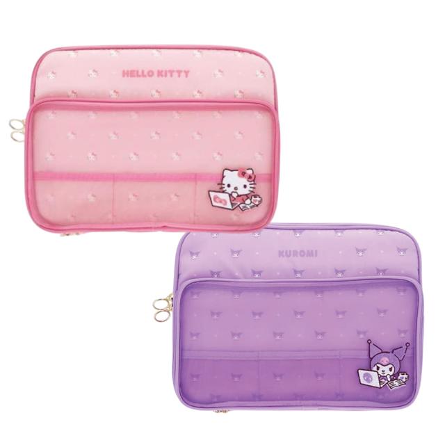 小禮堂 Sanrio 三麗鷗 多功能收納包 (電腦款) Kitty 酷洛米
