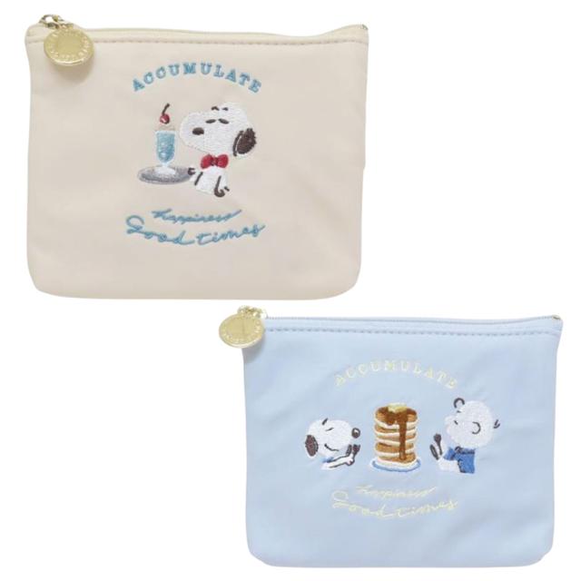 小禮堂 Snoopy 史努比 皮質面紙化妝包 (下午茶)