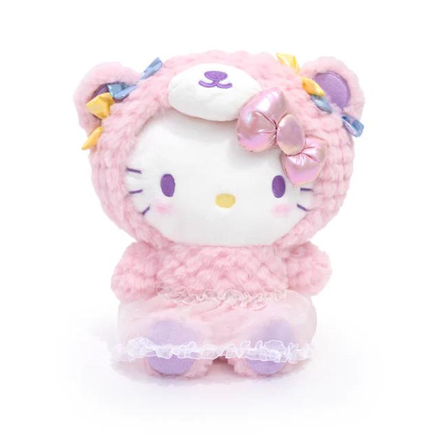 小禮堂 Sanrio 三麗鷗 Hello Kitty 絨毛玩偶娃娃 (緞帶熊)