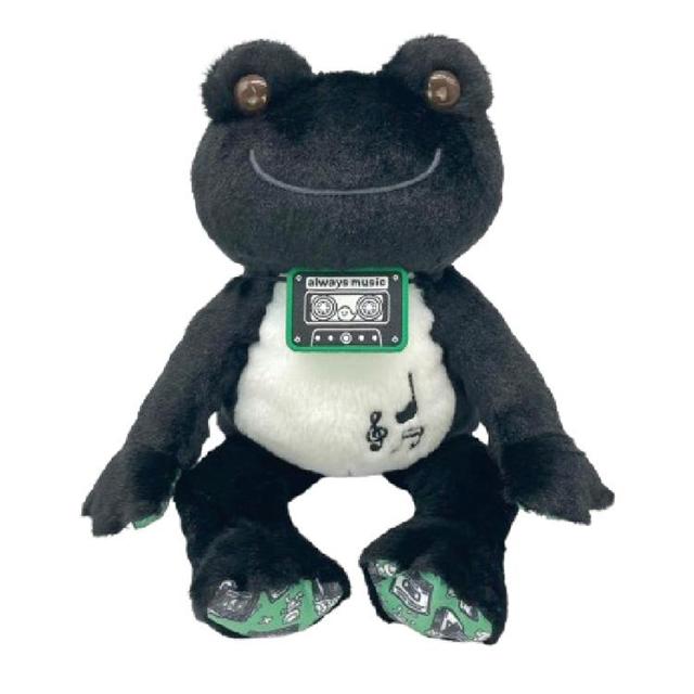小禮堂 Pickles the Frog 泡菜蛙 絨毛玩偶娃娃 (黑色款)