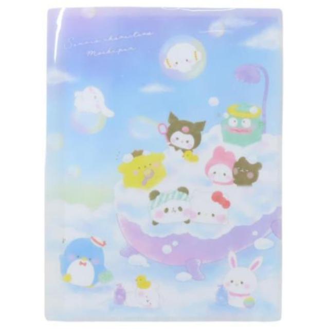 小禮堂 Sanrio 三麗鷗 x 麻糬熊貓 A4 L型10層資料夾 (浴缸款)