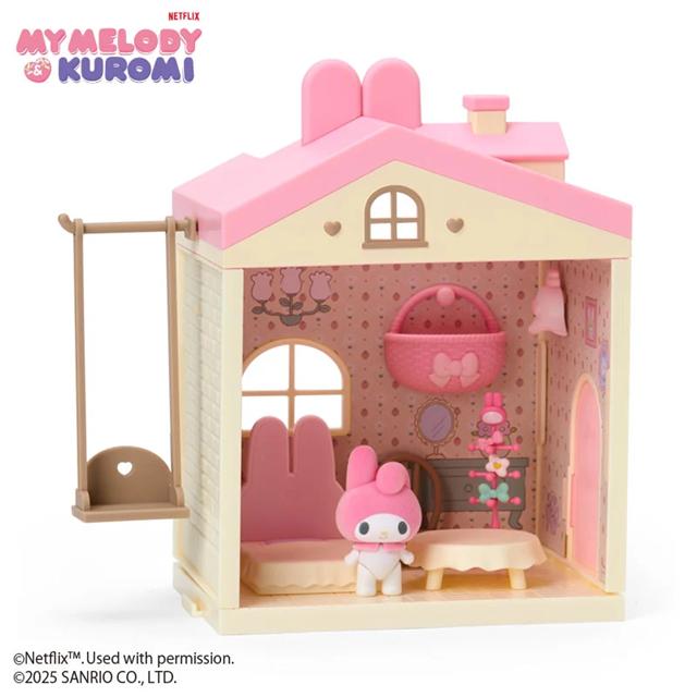 小禮堂 Sanrio 三麗鷗 美樂蒂 植絨公仔娃娃屋 (Netflix原創動畫 My Melody & Kuromi)