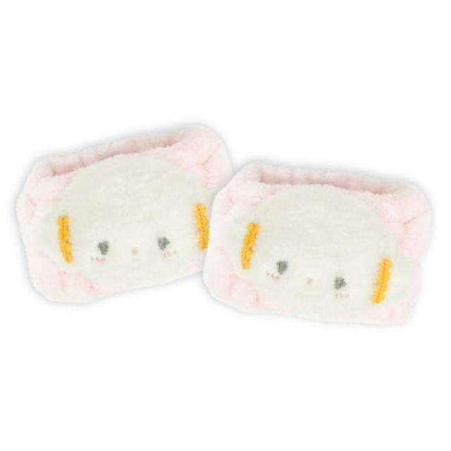 小禮堂 Sanrio 三麗鷗 小麥粉 絨毛造型吸水腕帶 (大臉款)