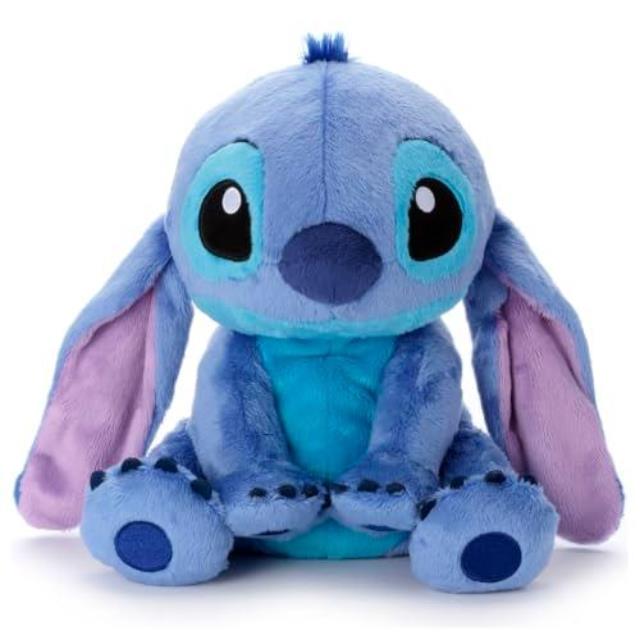 小禮堂 Disney 迪士尼 史迪奇 絨毛玩偶娃娃 M (有眼白款)