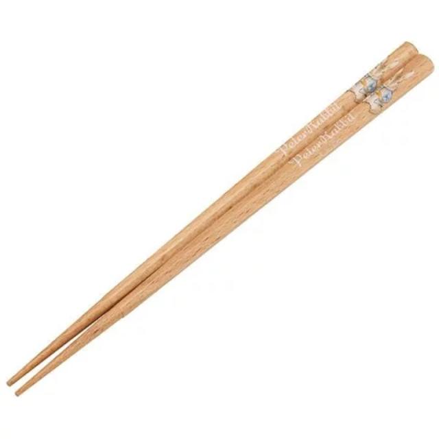 小禮堂 Skater 彼得兔 天然木筷 21cm (木紋角色款)