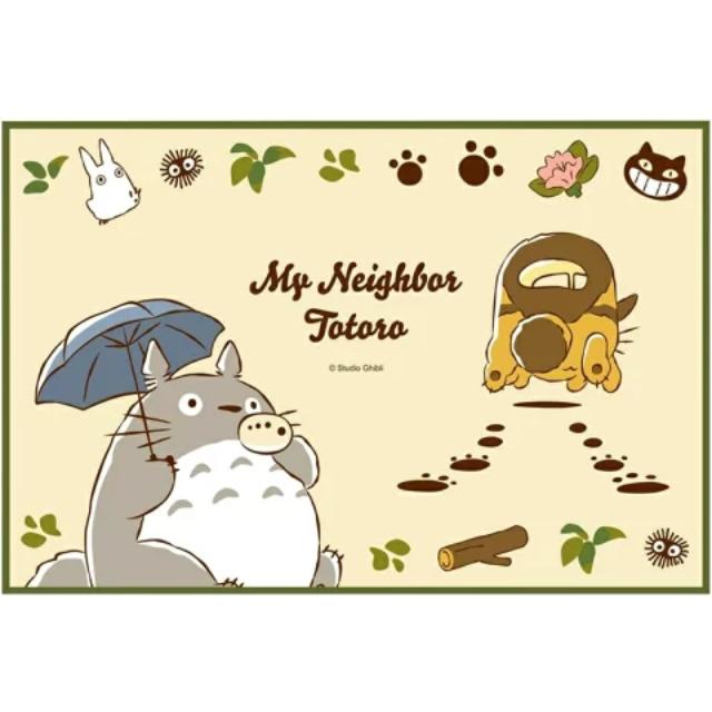 小禮堂 Skater 宮崎駿 龍貓 單人野餐墊 90x60cm (米雨傘款)