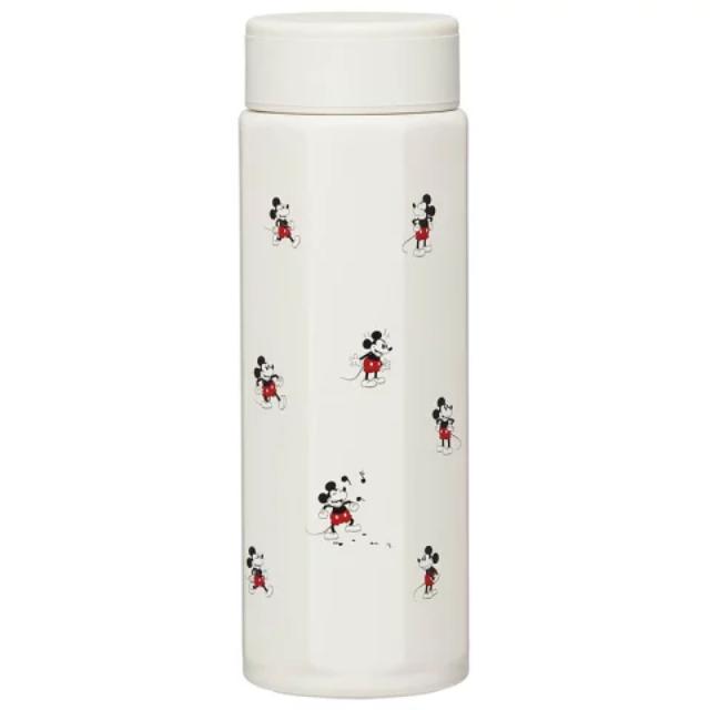 小禮堂 Skater 迪士尼 米奇 八角形不鏽鋼保冷水壺 500ml STO5 (滿版動作款)
