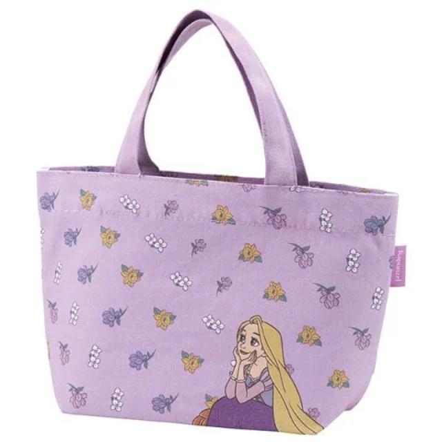 小禮堂 Skater 迪士尼 長髮公主 棉質手提午餐袋 YEB1N (紫天燈款)