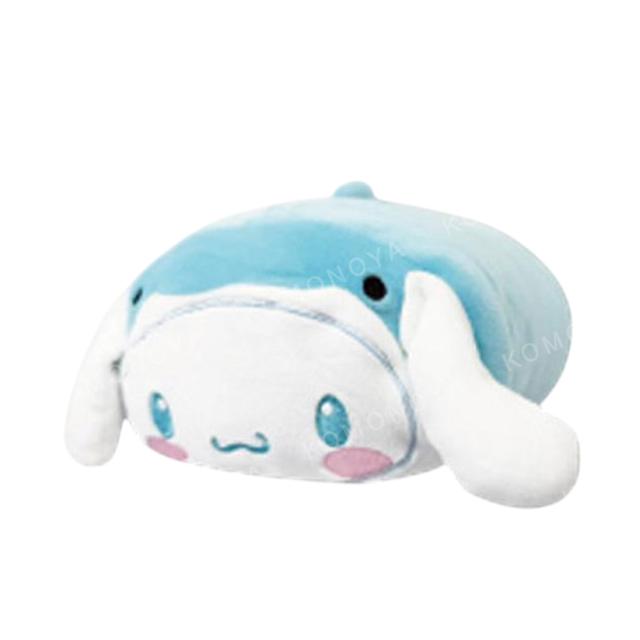 小禮堂 Sanrio 三麗鷗 大耳狗 絨毛玩偶抱枕 (鯨鯊系列)