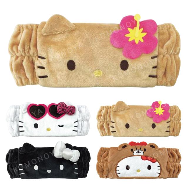 小禮堂 Sanrio 三麗鷗 Hello Kitty 毛造型吸水髮帶 (千禧Y2K)