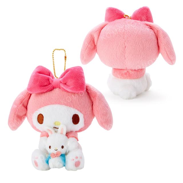 小禮堂 Sanrio 三麗鷗 絨毛玩偶吊飾 (好友款) Kitty 美樂蒂 大耳狗 酷洛米 2